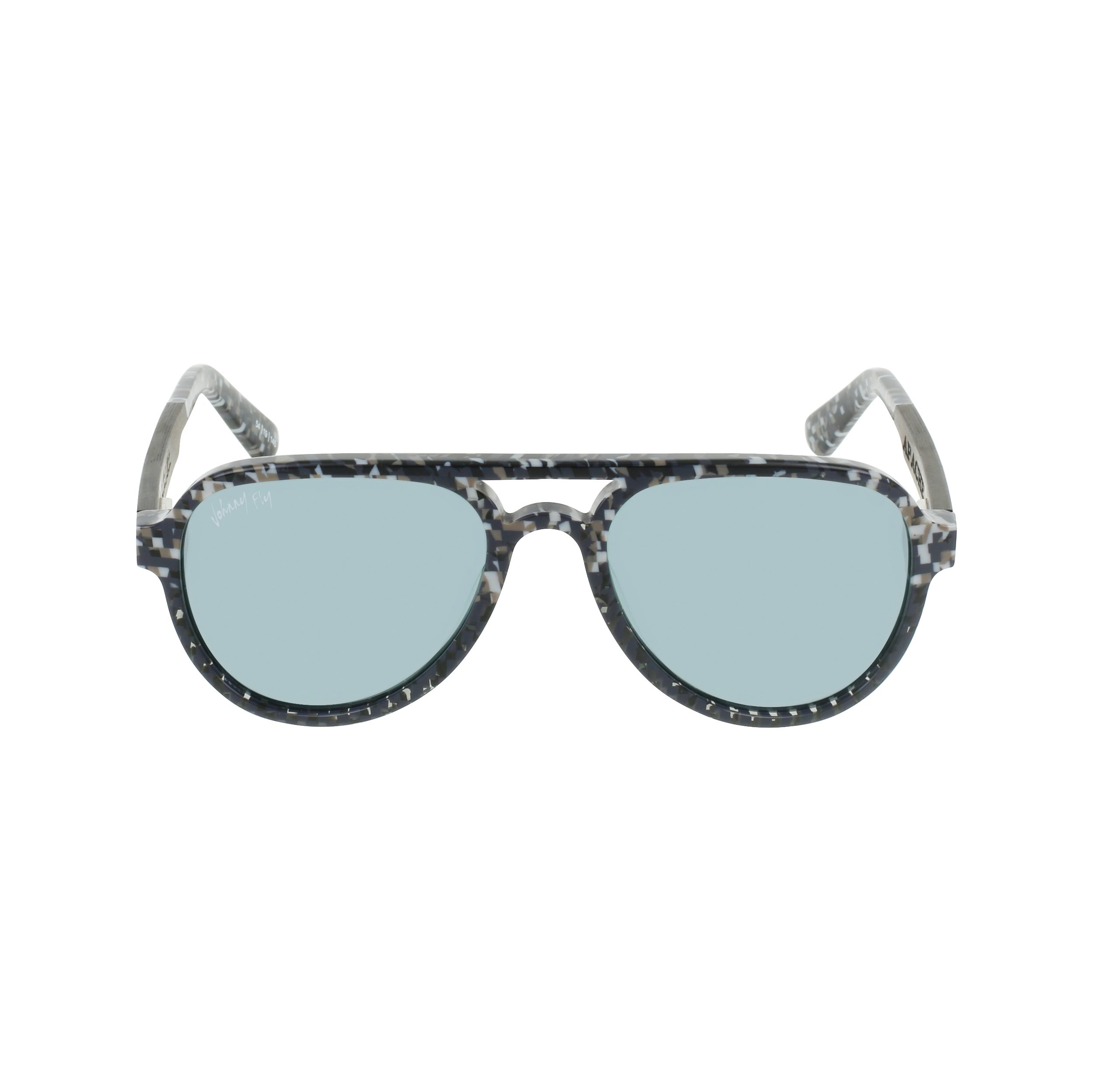 Johnny Fly Apache 8-Bit / Black Flash Polarized Sunglasses | #color_8-bit