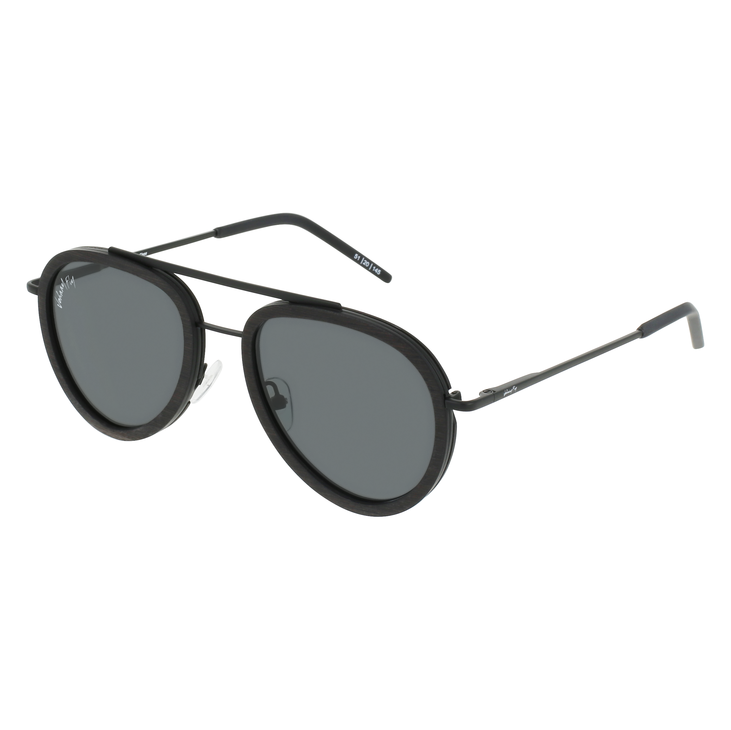 KIRK - Black - Sunglasses - Johnny Fly Eyewear | #color_black