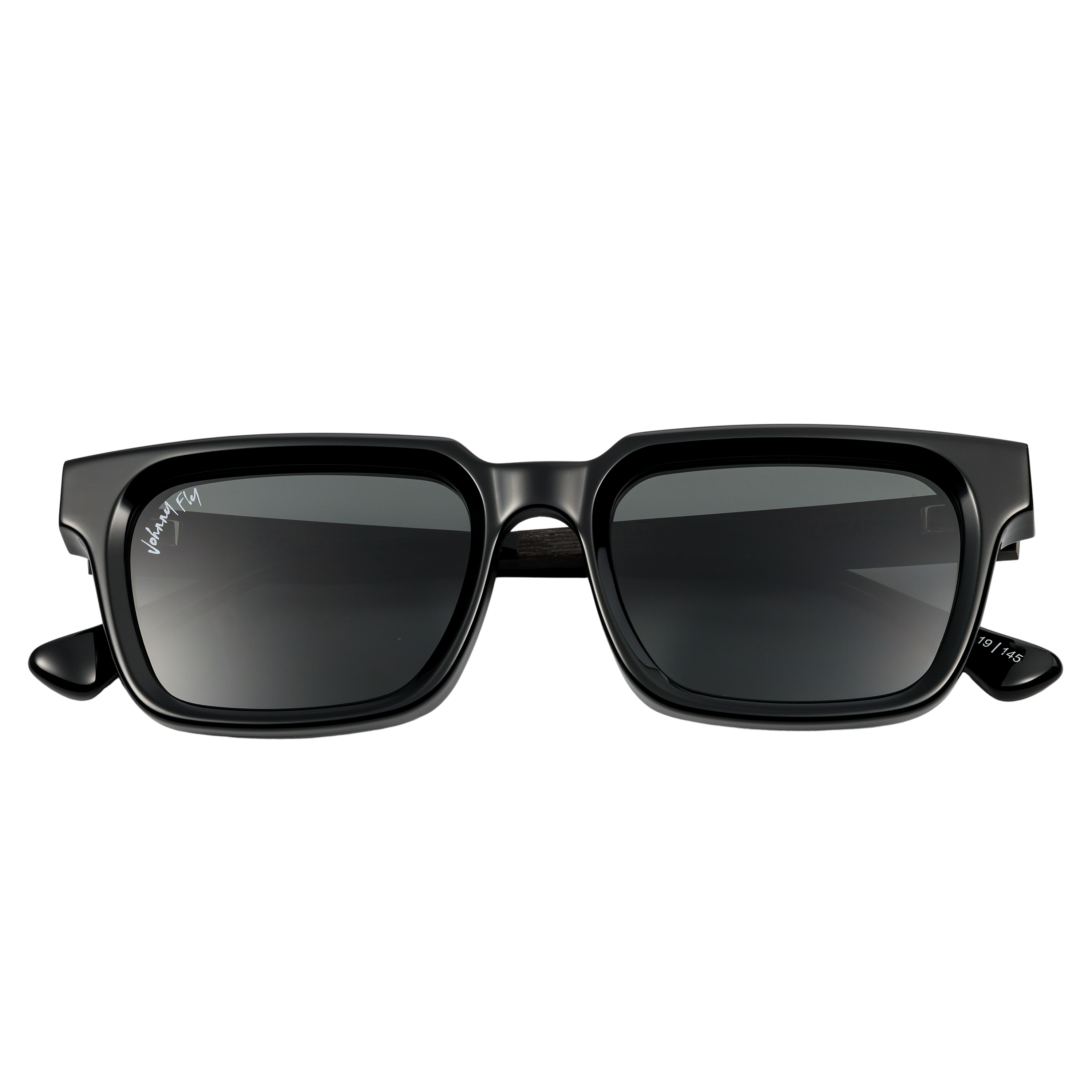 Legacy modern concave rectangle sunglasses #color_gloss-black
