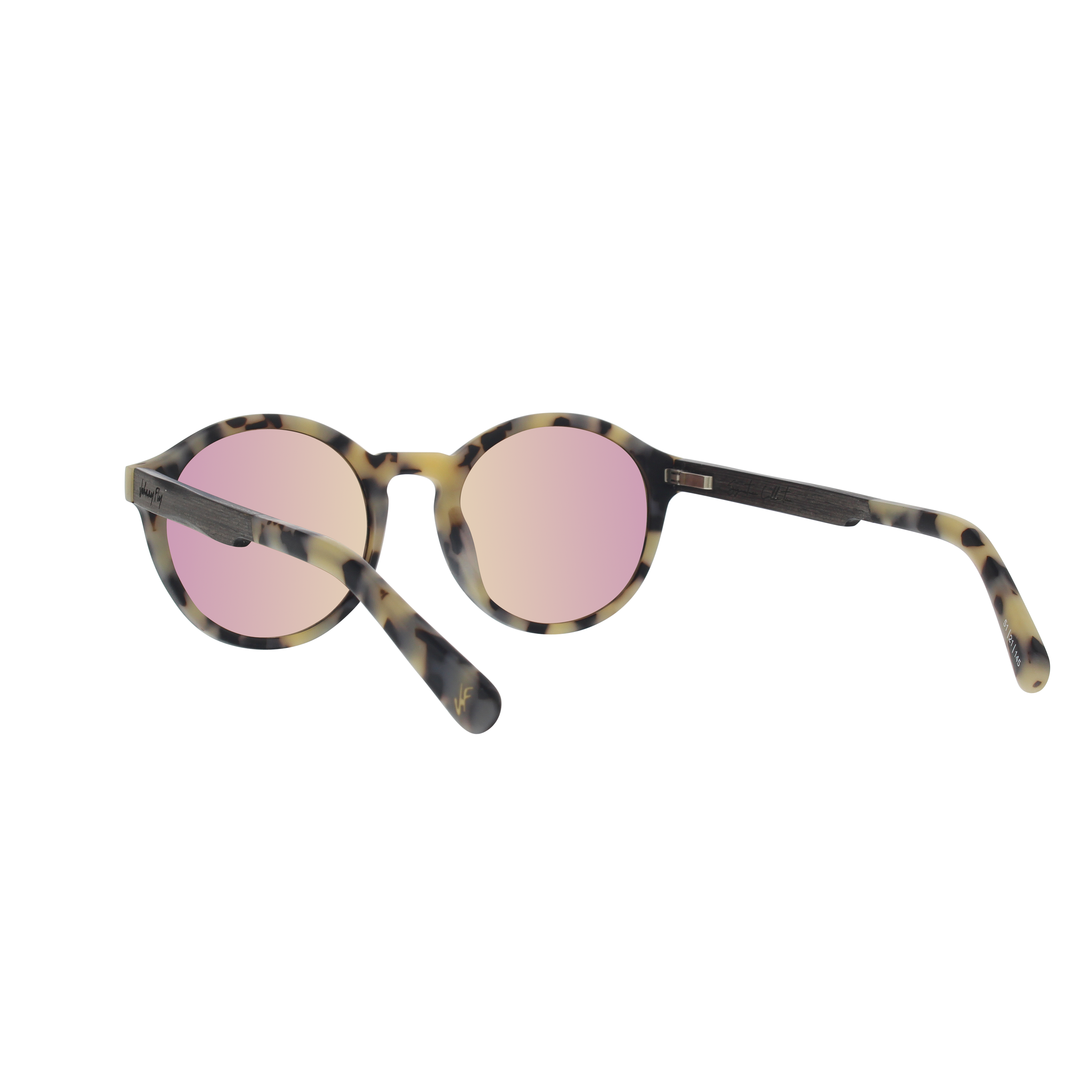 UFO Polarized Sunglasses in Matte White Tortoise by Johnny Fly | #color_matte-white-tortoise