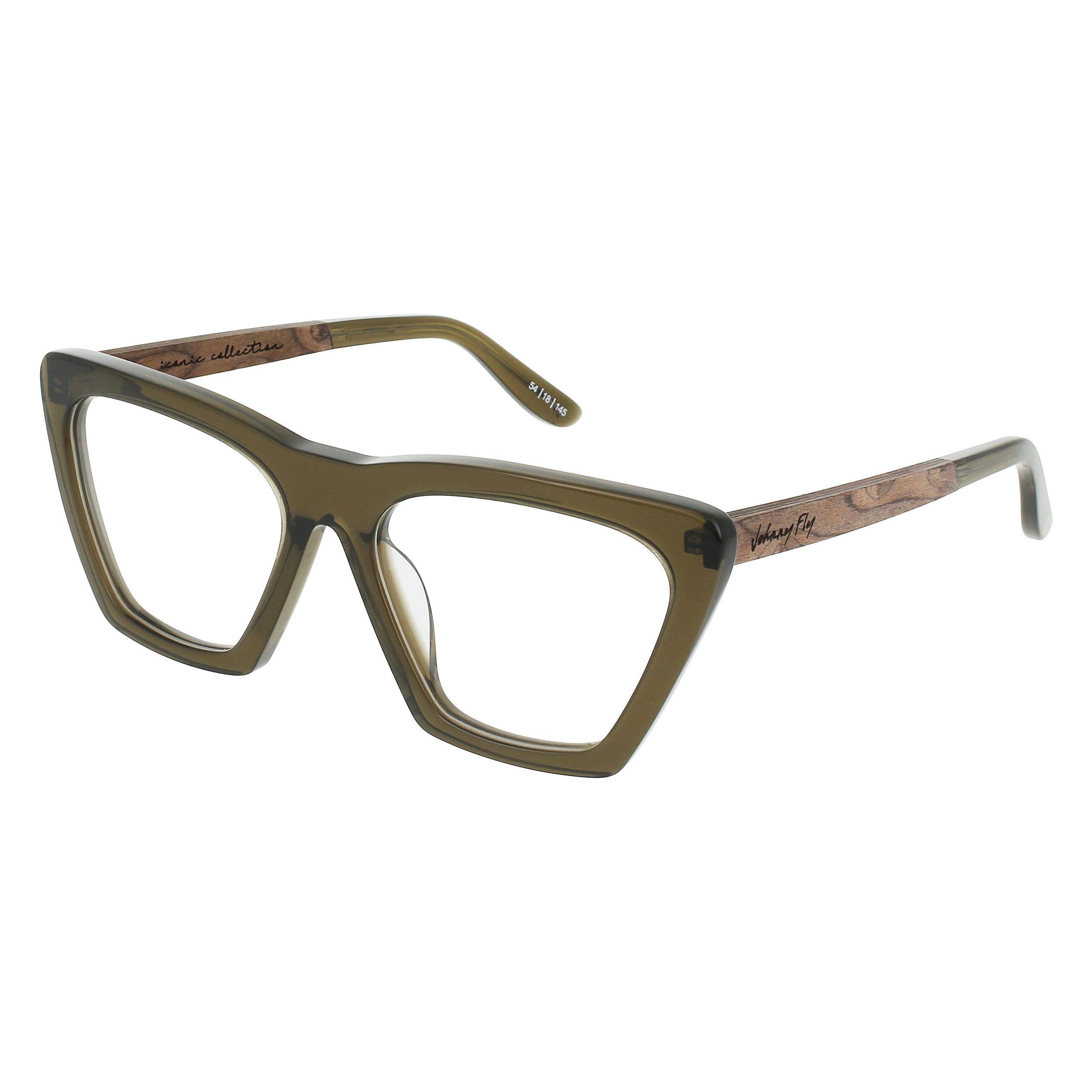 FIGURE Eyeglasses Frame - Olive- Johnny Fly | FIG-OLIV-RX-WAL | | #color_olive