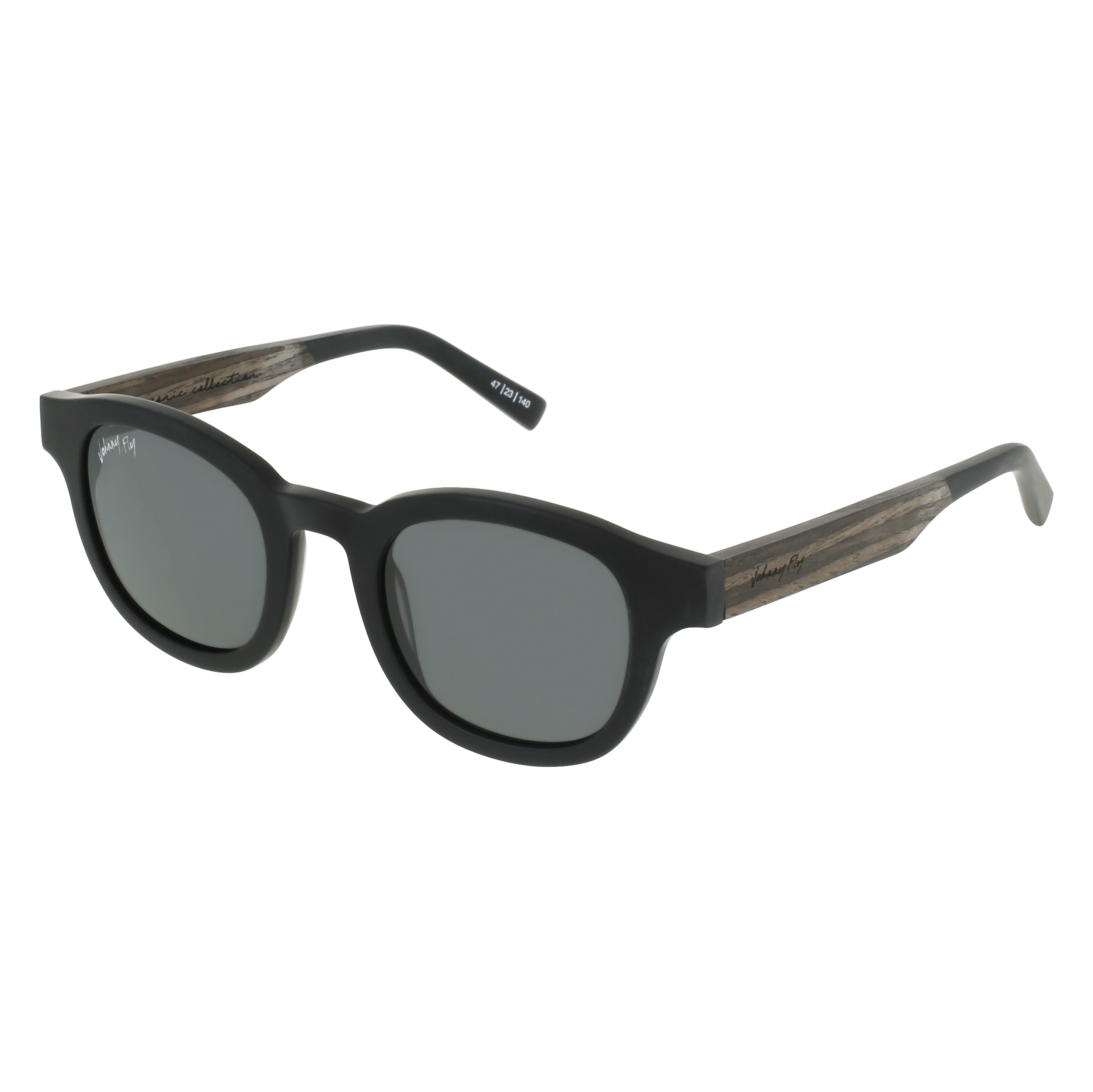 PILOT Sunglasses Frame - Matte Black- Johnny Fly | PLT-MBL-POL-SMK | | #color_matte-black