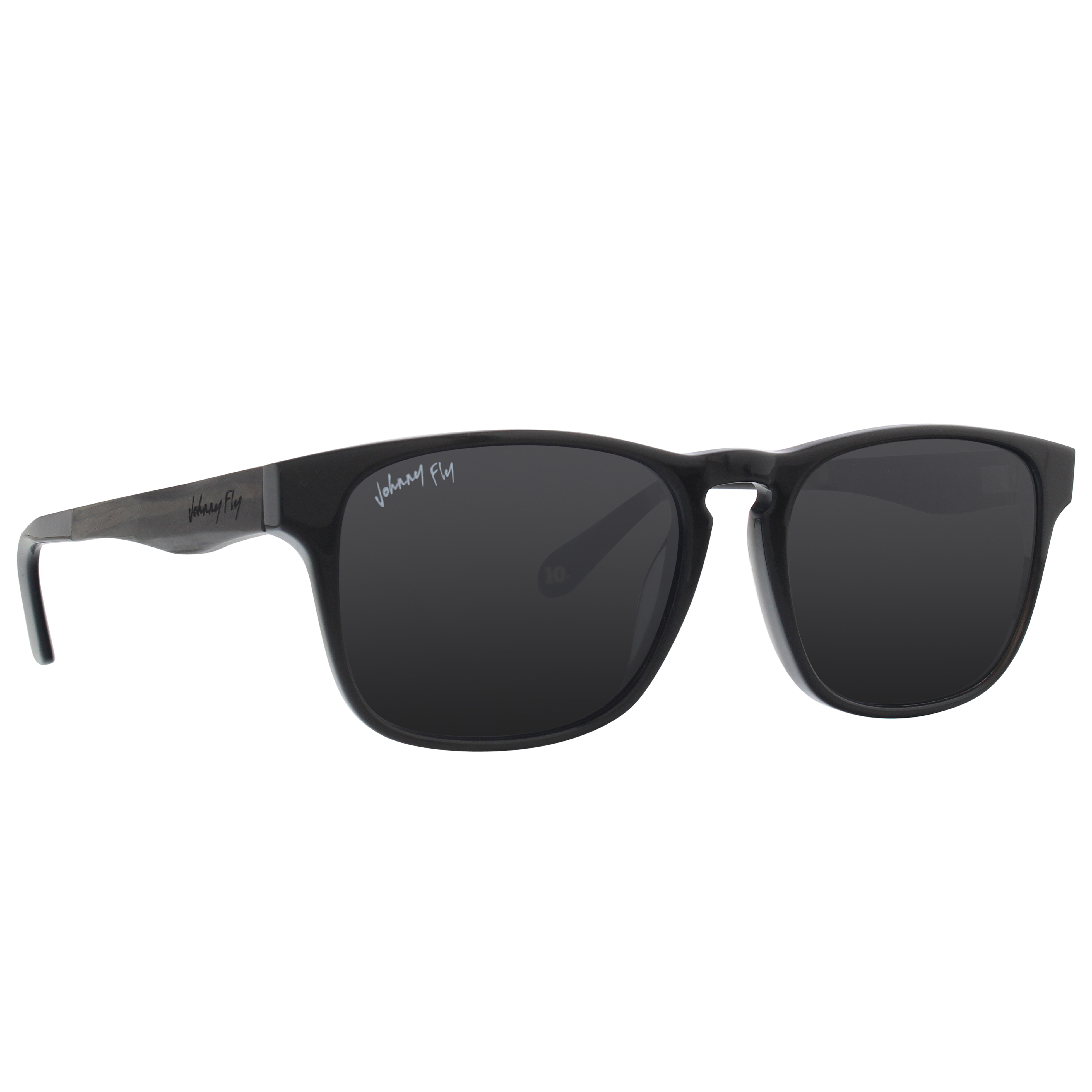 Splinter Polarized Sunglasses by Johnny Fly - Anniversary Pearl || Smoke Polarized #color_anniversary-edition