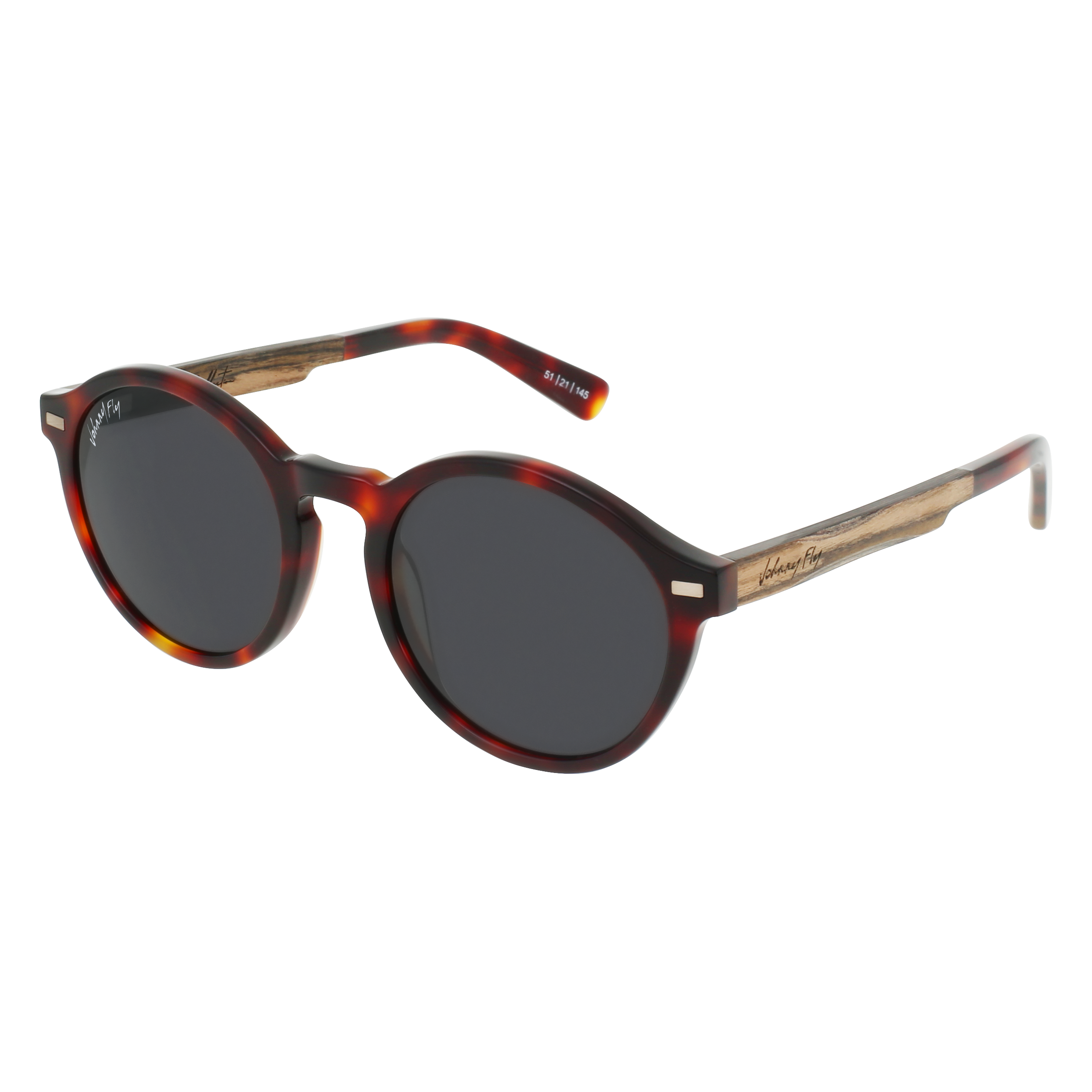 UFO Sunglasses Frame - Classic Tortoise- Johnny Fly | UFO-CTRT-S09-SMK | | #color_classic-tortoise