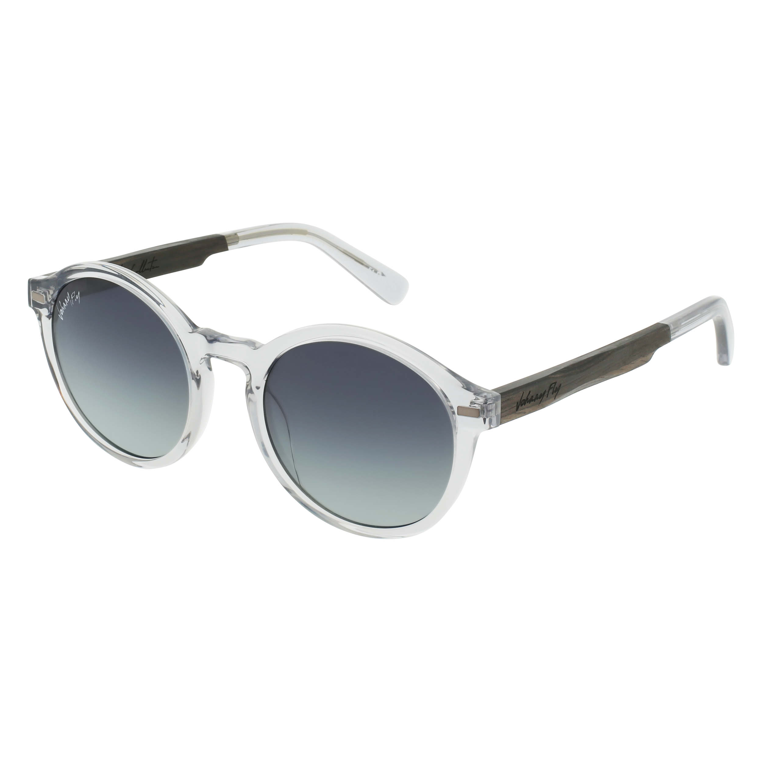 UFO Sunglasses Frame - Tinted Crystal- Johnny Fly | UFO-TCRY-POL-SMK-BWAL | | #color_tinted-crystal