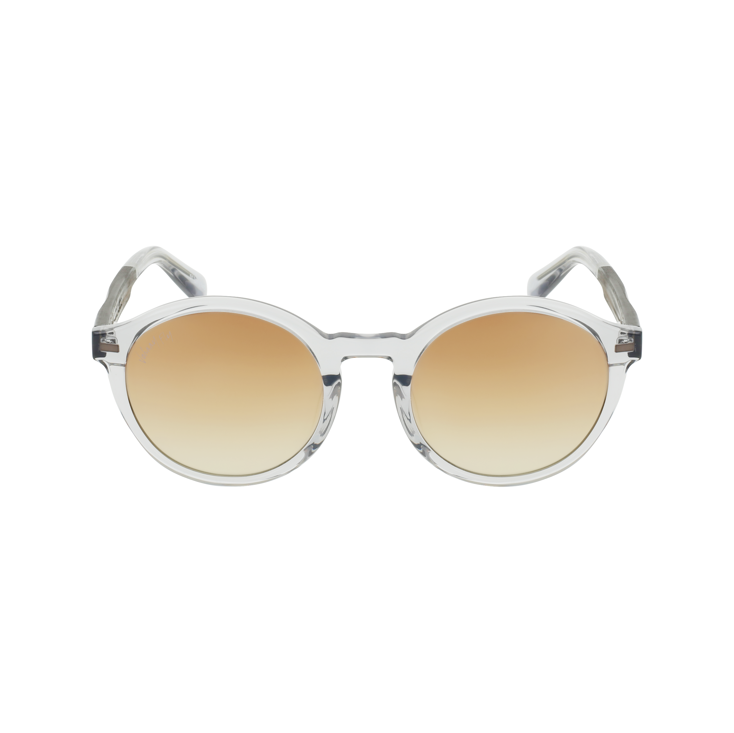 UFO Sunglasses Frame - Tinted Crystal- Johnny Fly | UFO-TCRY-REF-GLDGR | | #color_tinted-crystal