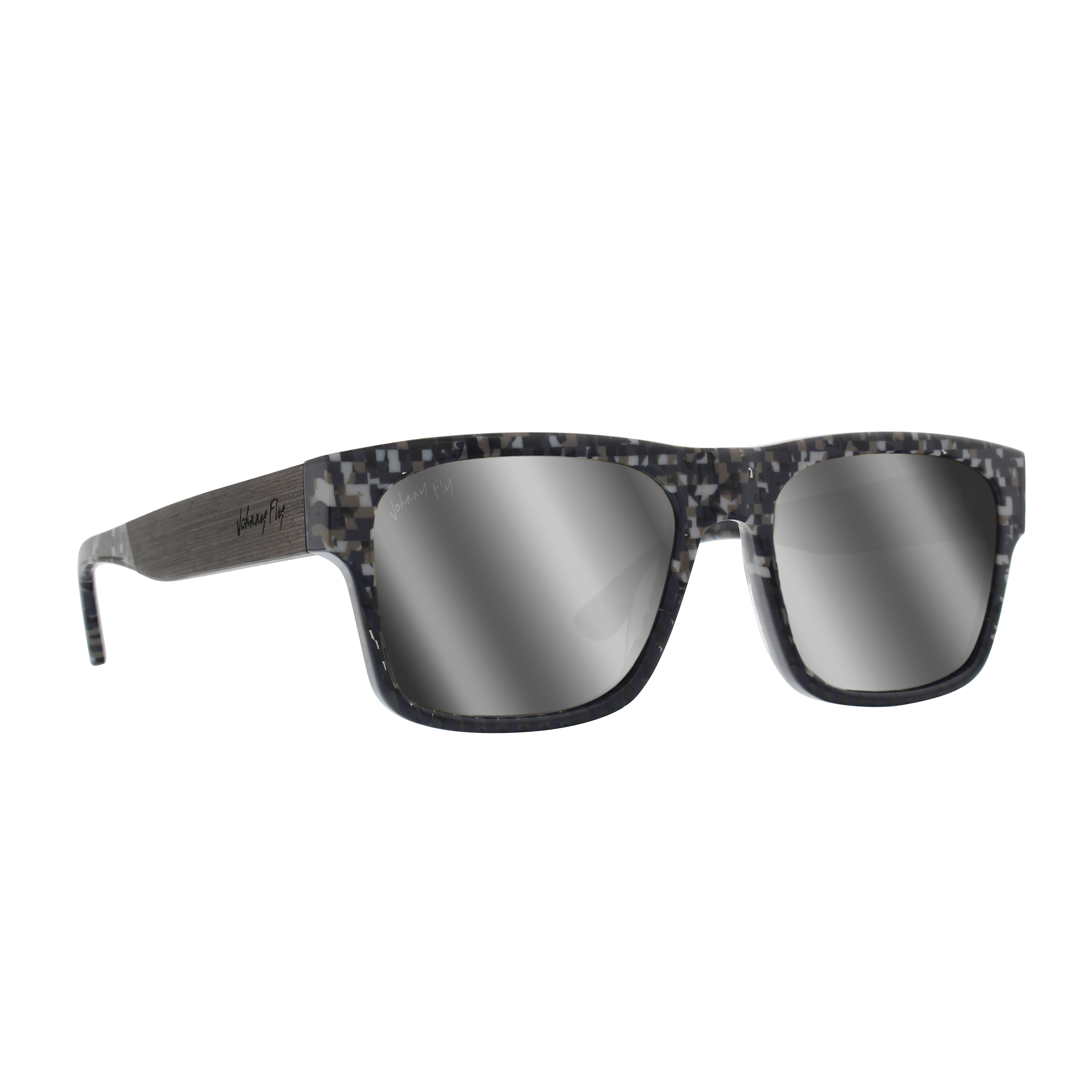 Johnny Fly Arrow 8-Bit / Black Flash Polarized Sunglasses | #color_8-bit