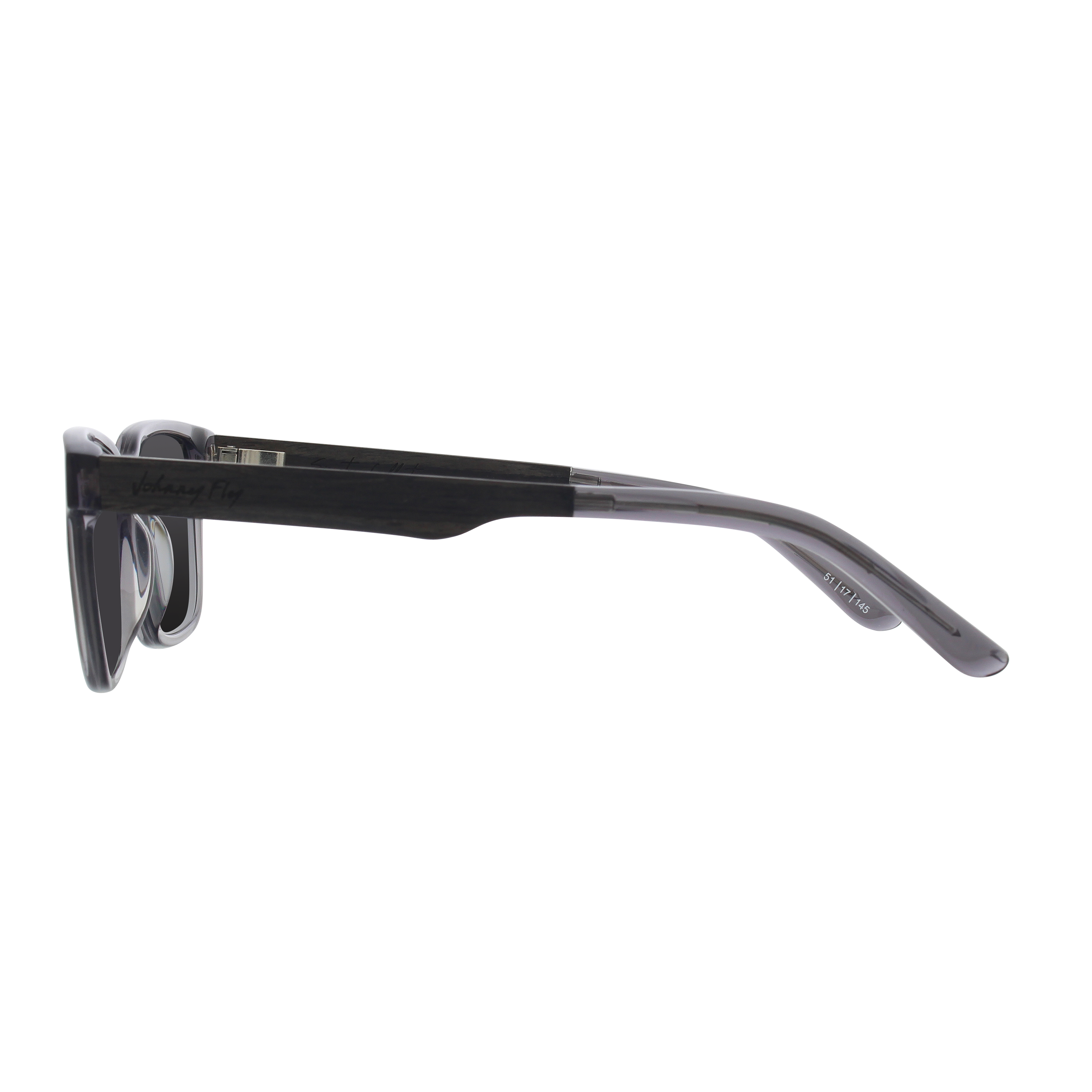 BRANCH - Matte Black - Sunglasses - Johnny Fly Eyewear | #color_liquid-smoke