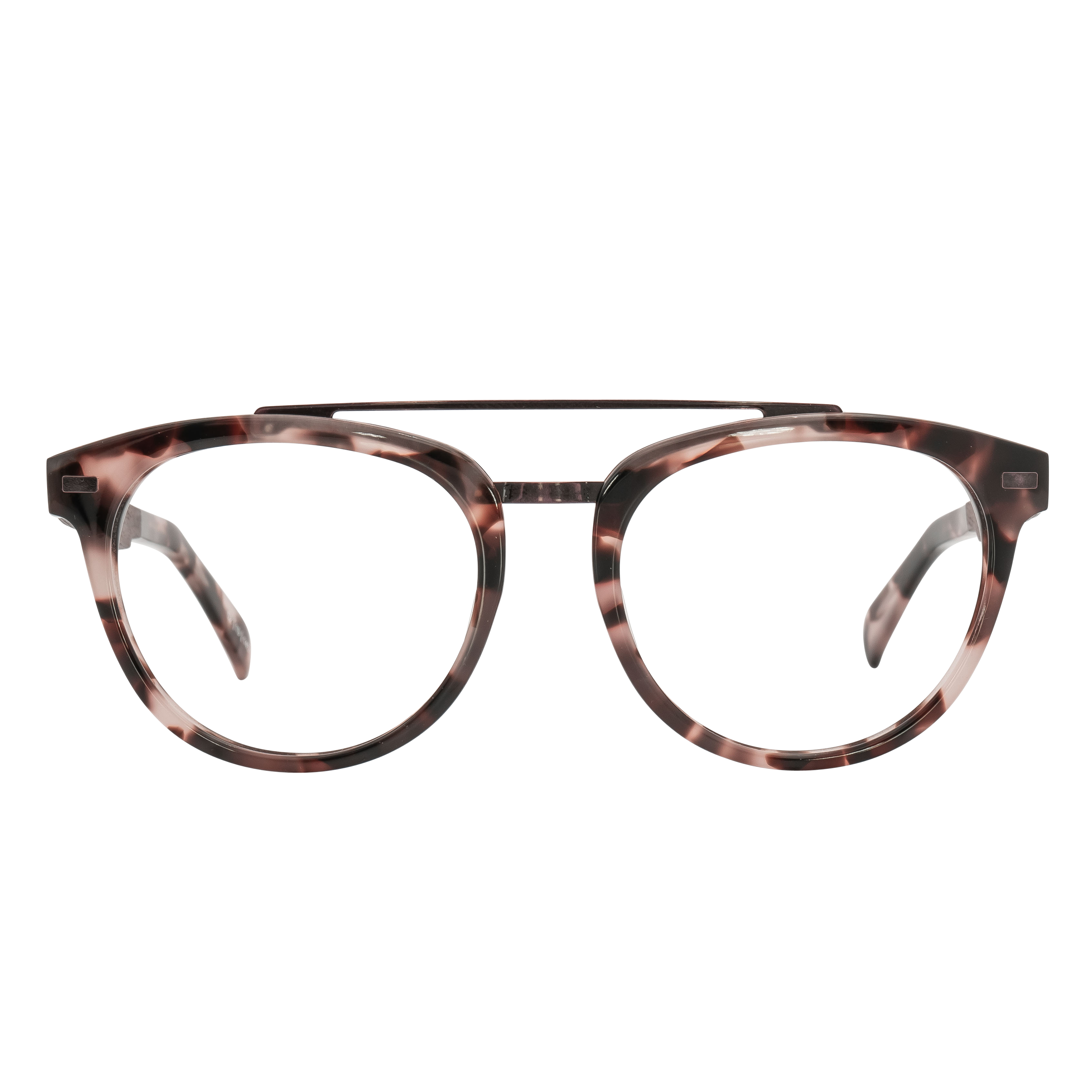 CAPTAIN Frame - Rose Tortoise - Eyeglasses Frame - Johnny Fly Eyewear #color_rose-tortoise