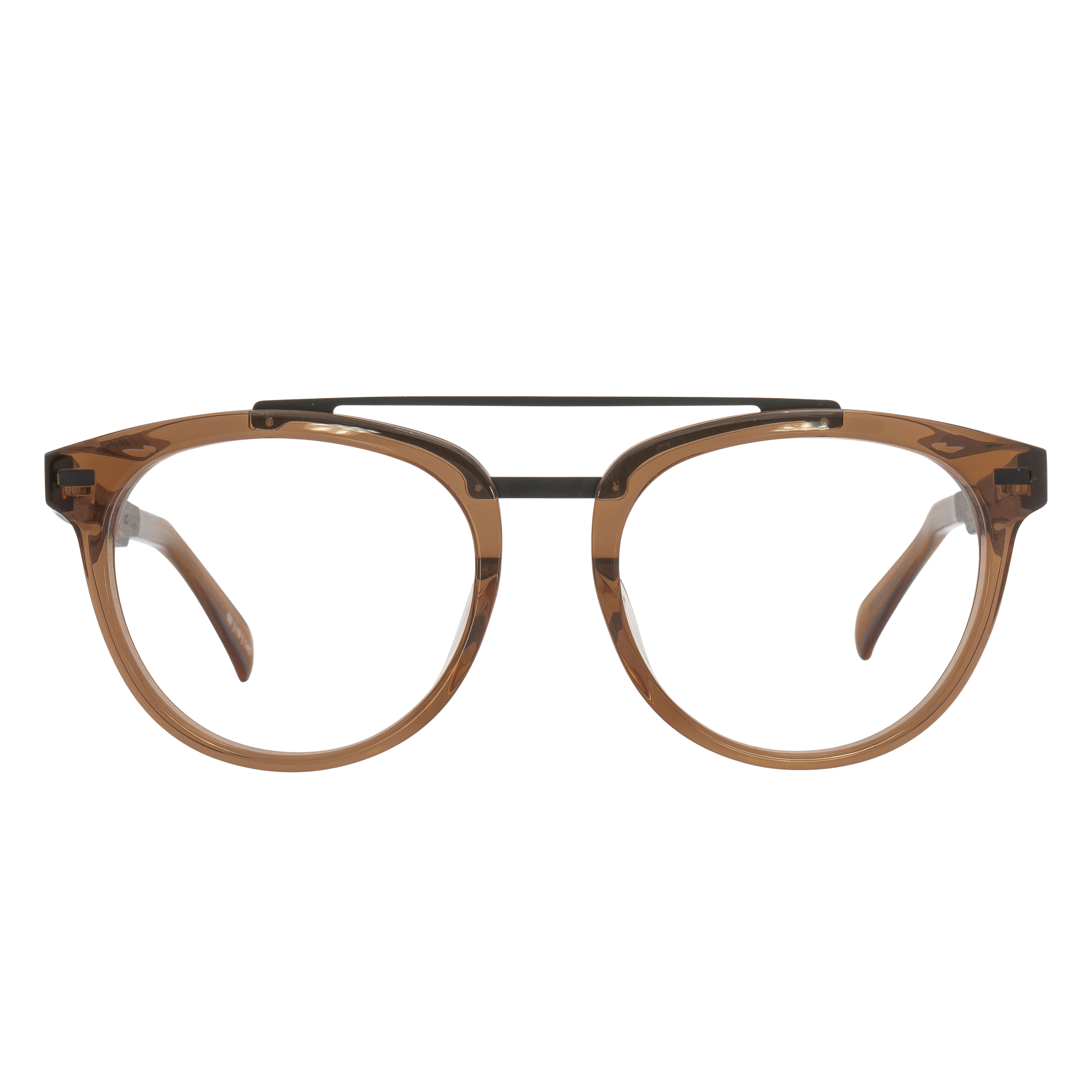 CAPTAIN Frame - Anejo | Black Ebony - Eyeglasses Frame - Johnny Fly Eyewear #color_anejo-|-black-ebony