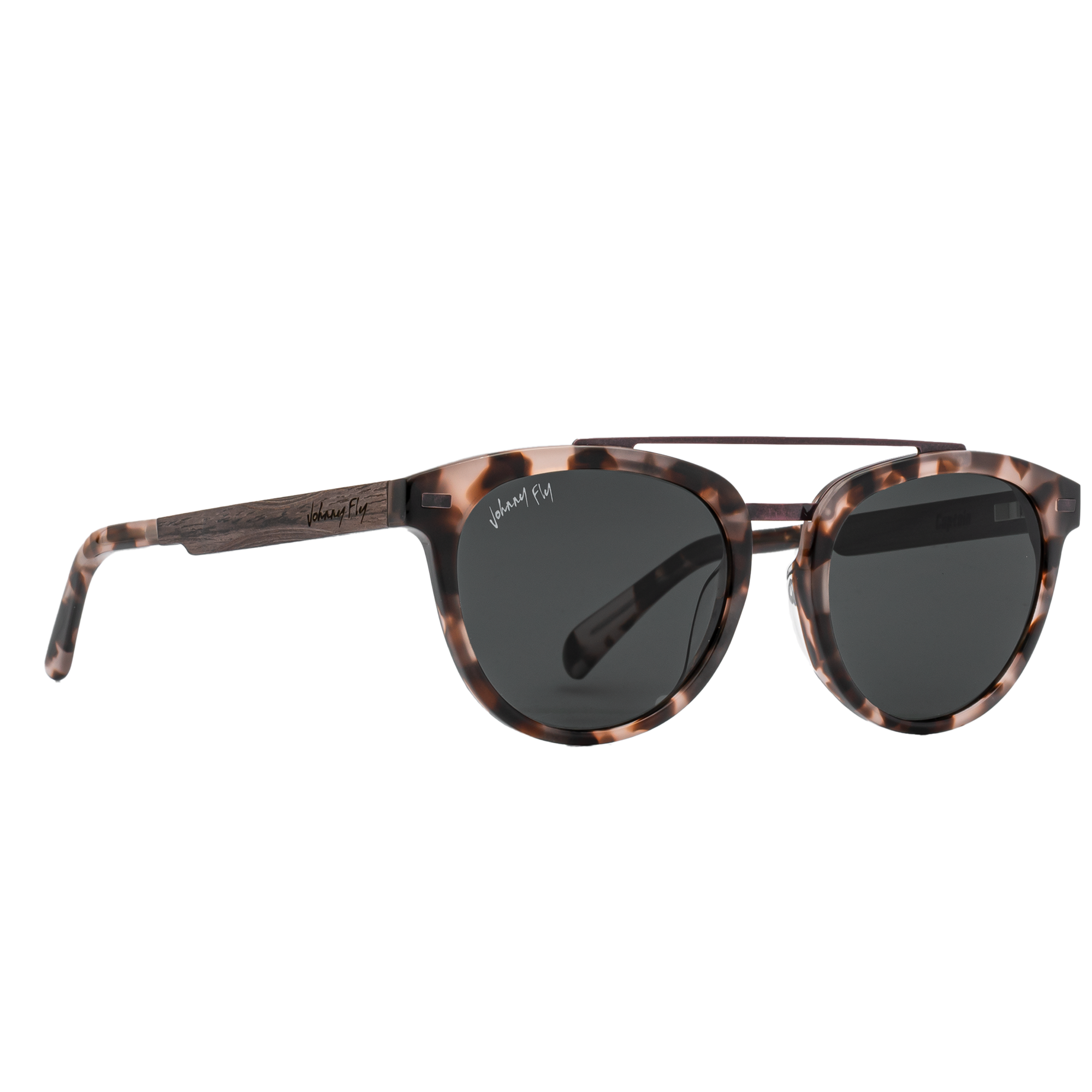 CAPTAIN - Rose Tortoise - Sunglasses - Johnny Fly Eyewear | #color_rose-tortoise