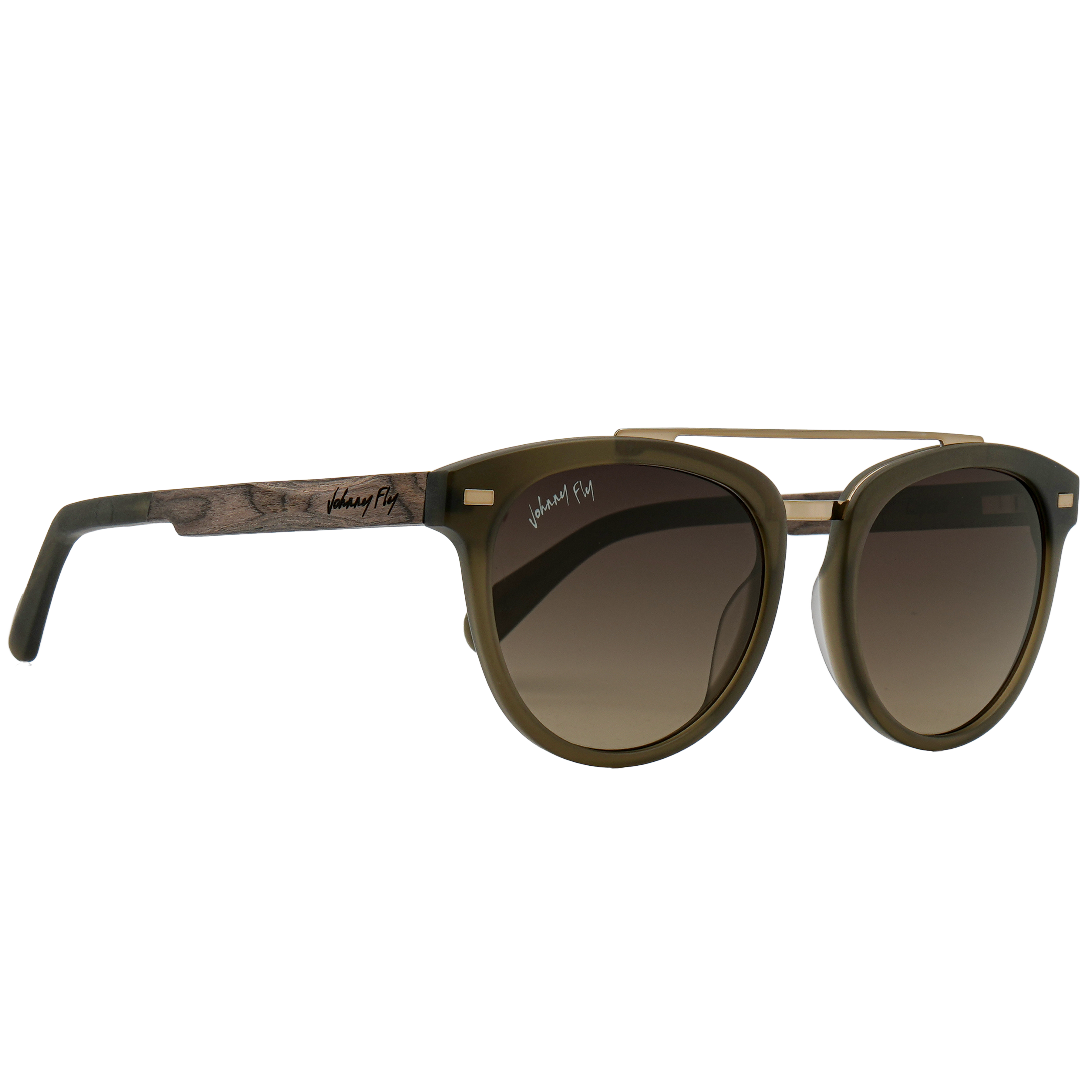 Johnny Fly Captain - Sanded Olive Sanded Olive / Brown Gradient Polarized #color_sanded-olive