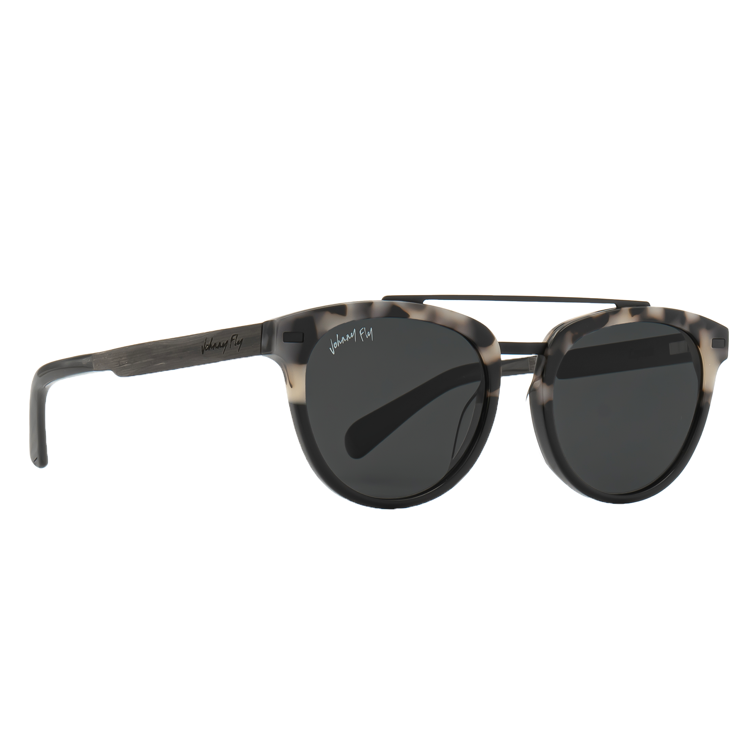 CAPTAIN - Split White Tortoise - Sunglasses - Johnny Fly Eyewear | #color_split-white-tortoise