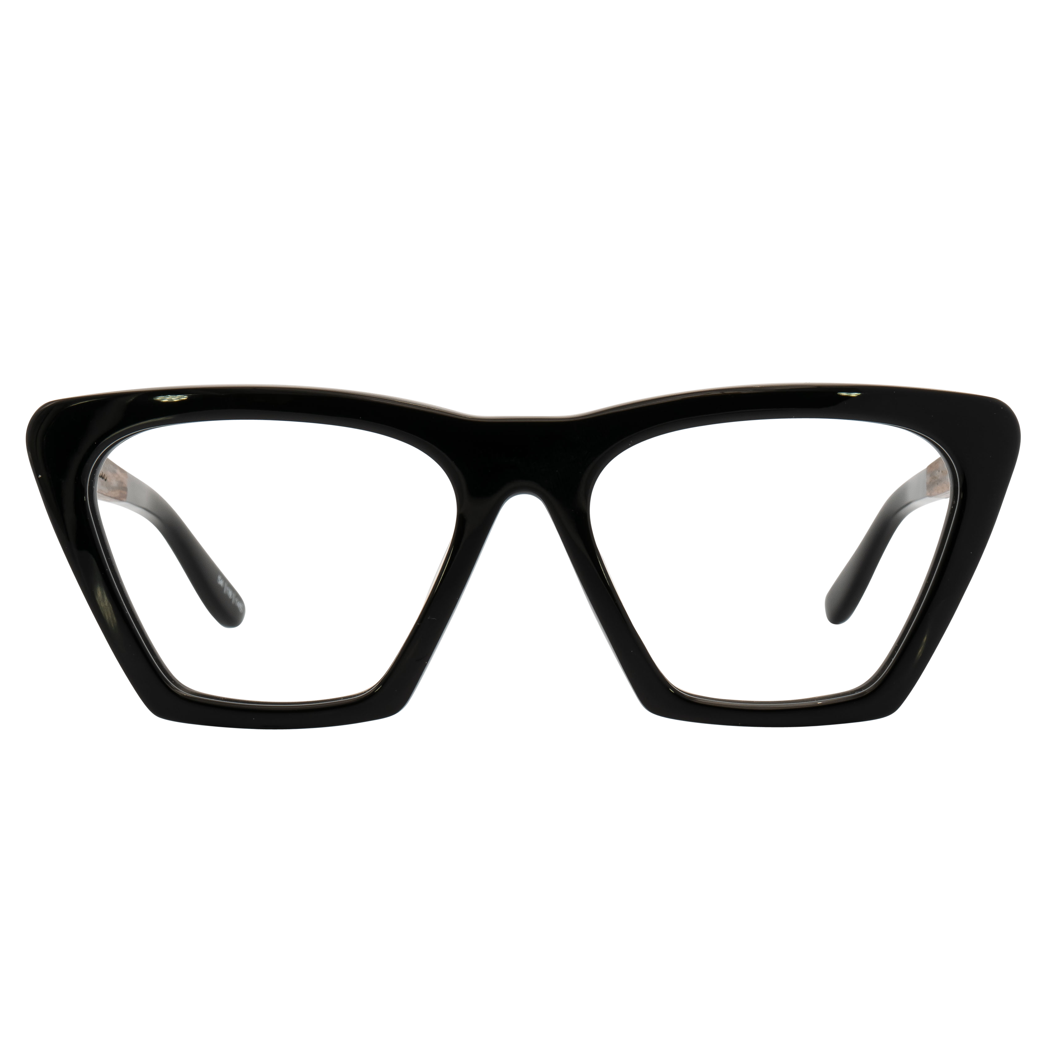 FIGURE Frame - Gloss Black - Eyeglasses Frame - Johnny Fly Eyewear #color_gloss-black
