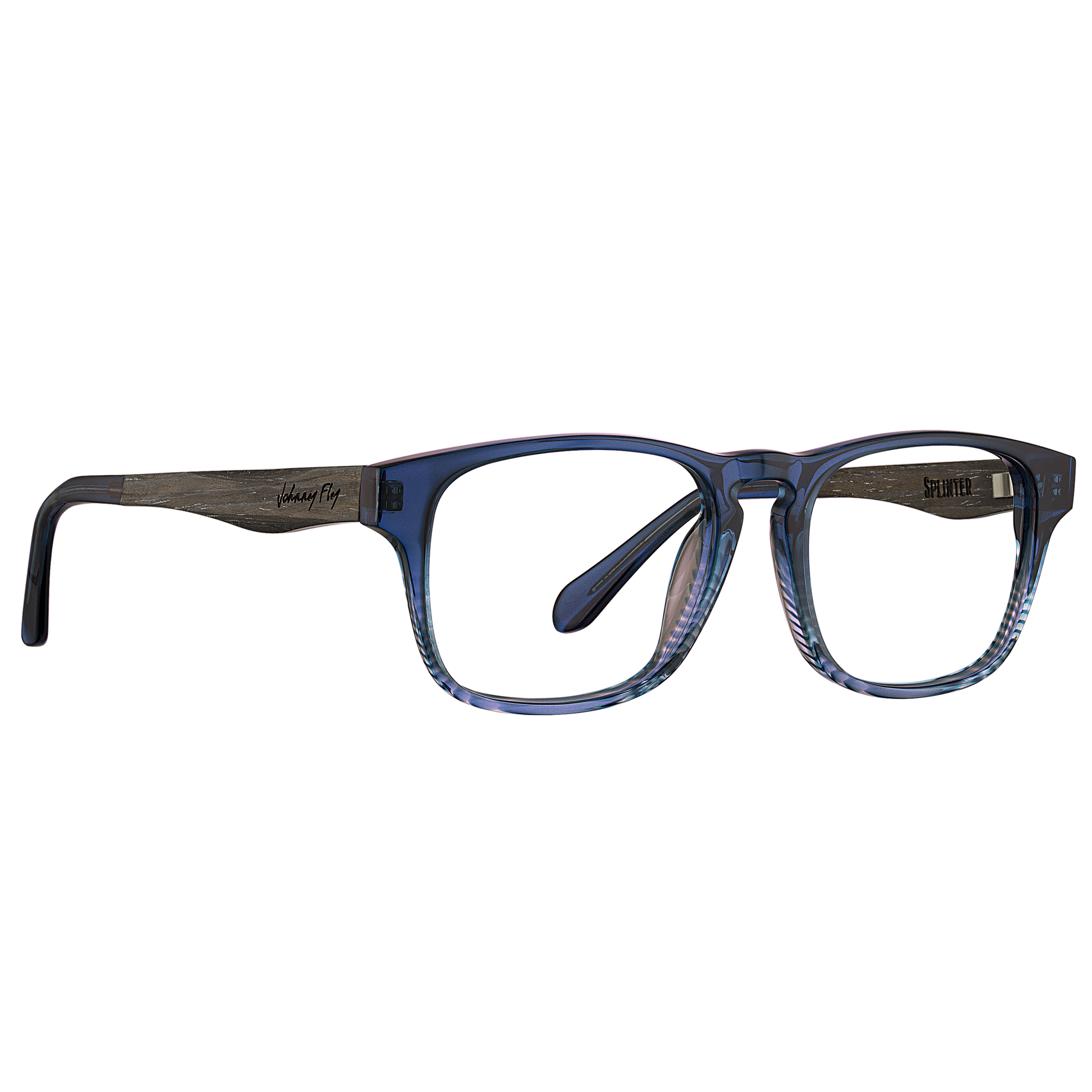 SPLINTER - Blue Prism - eyeglasses / Sunglasses - Johnny Fly Eyewear | #color_blue-prism