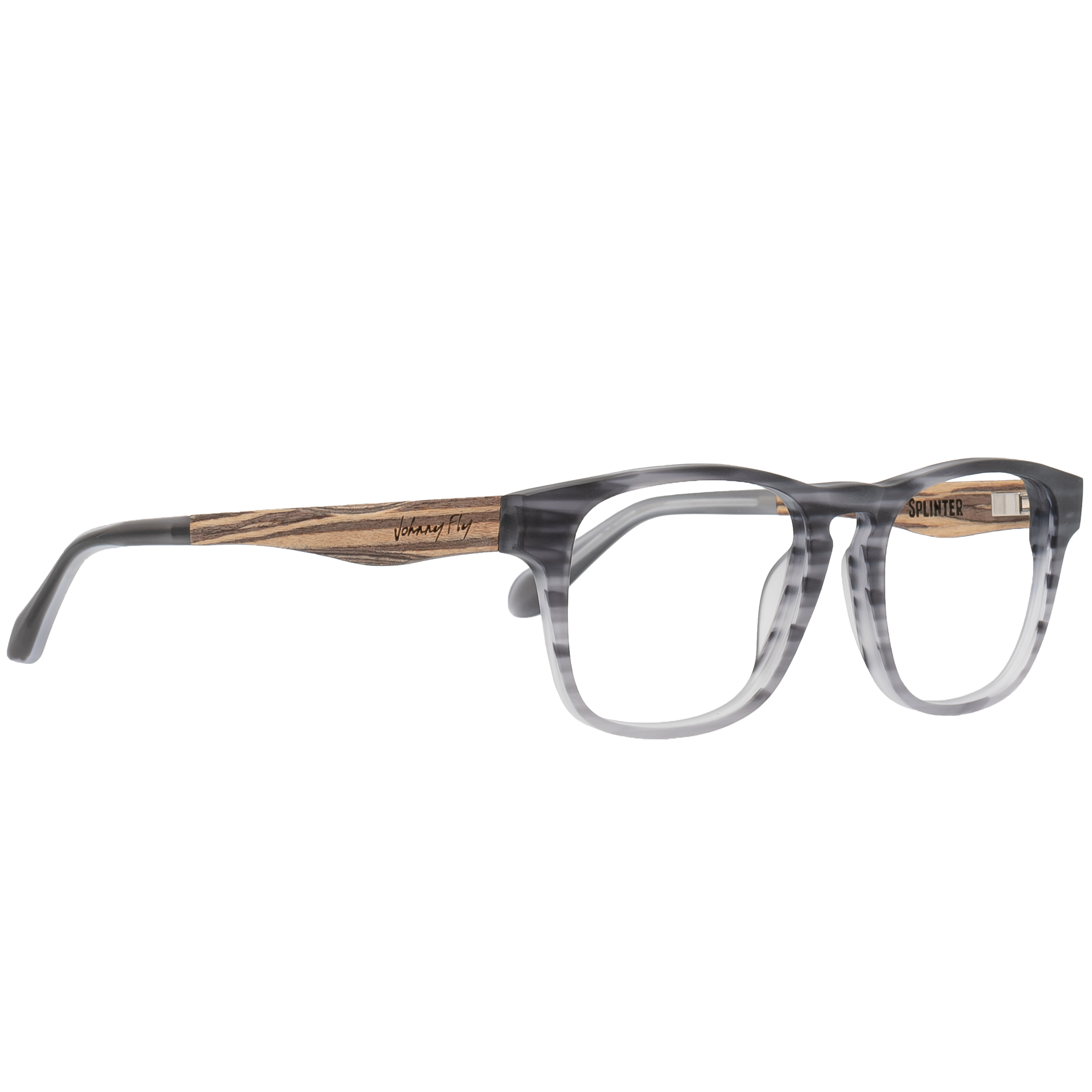 SPLINTER BLUGUARD - Marble Grey - Blue Light Glasses - Johnny Fly Eyewear | #color_marble-grey