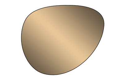 Progressieve gepolariseerde spiegellens