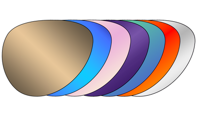 Progressieve gepolariseerde spiegellens