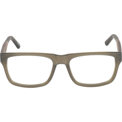 7Thirty7 737 SANDED OLIVE square large fit wide Eyeglasses Prescription by Johnny Fly | Handcrafted with Acetate and Wood  #color_sanded-olive