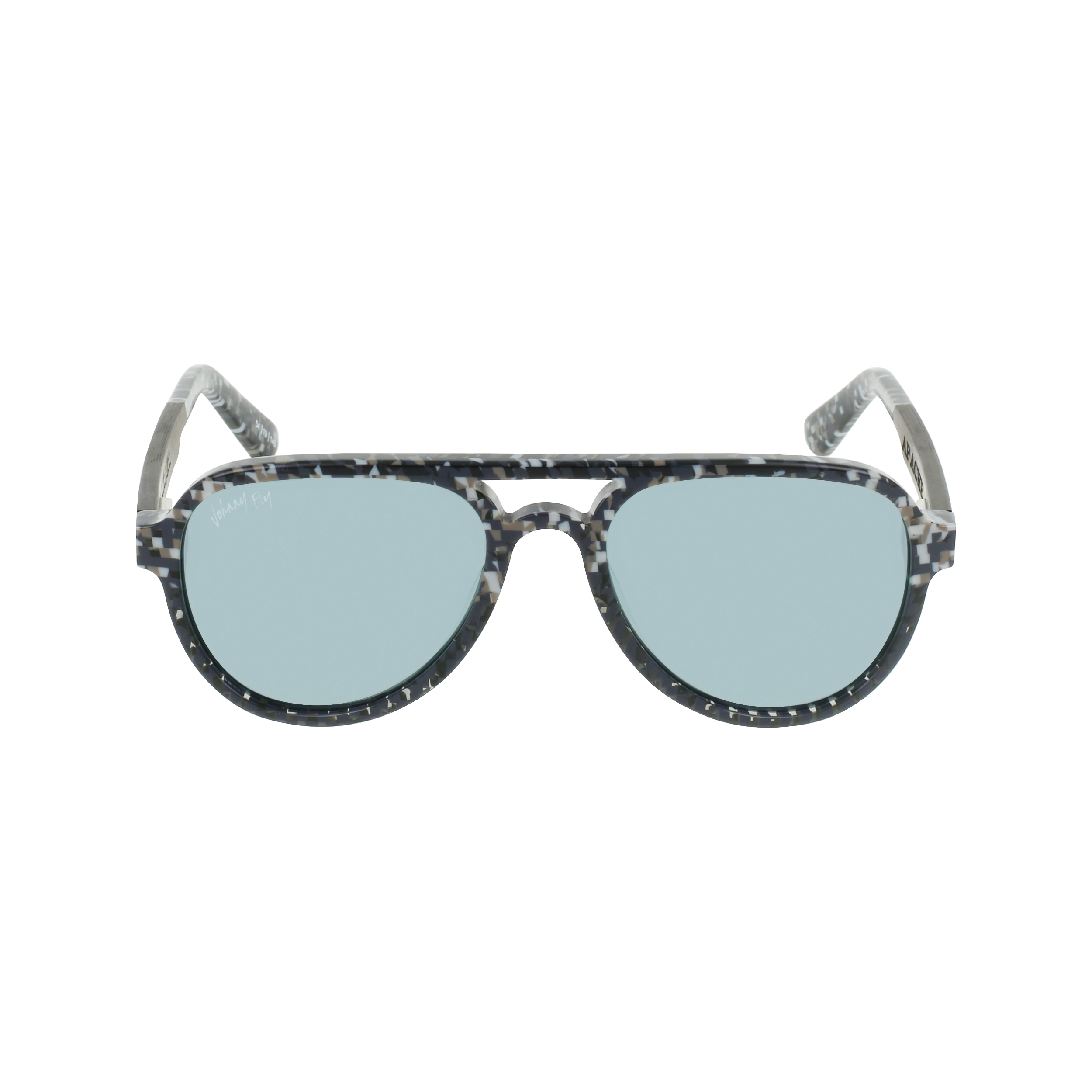 Johnny Fly Apache 8-Bit / Black Flash Polarized Sunglasses | 