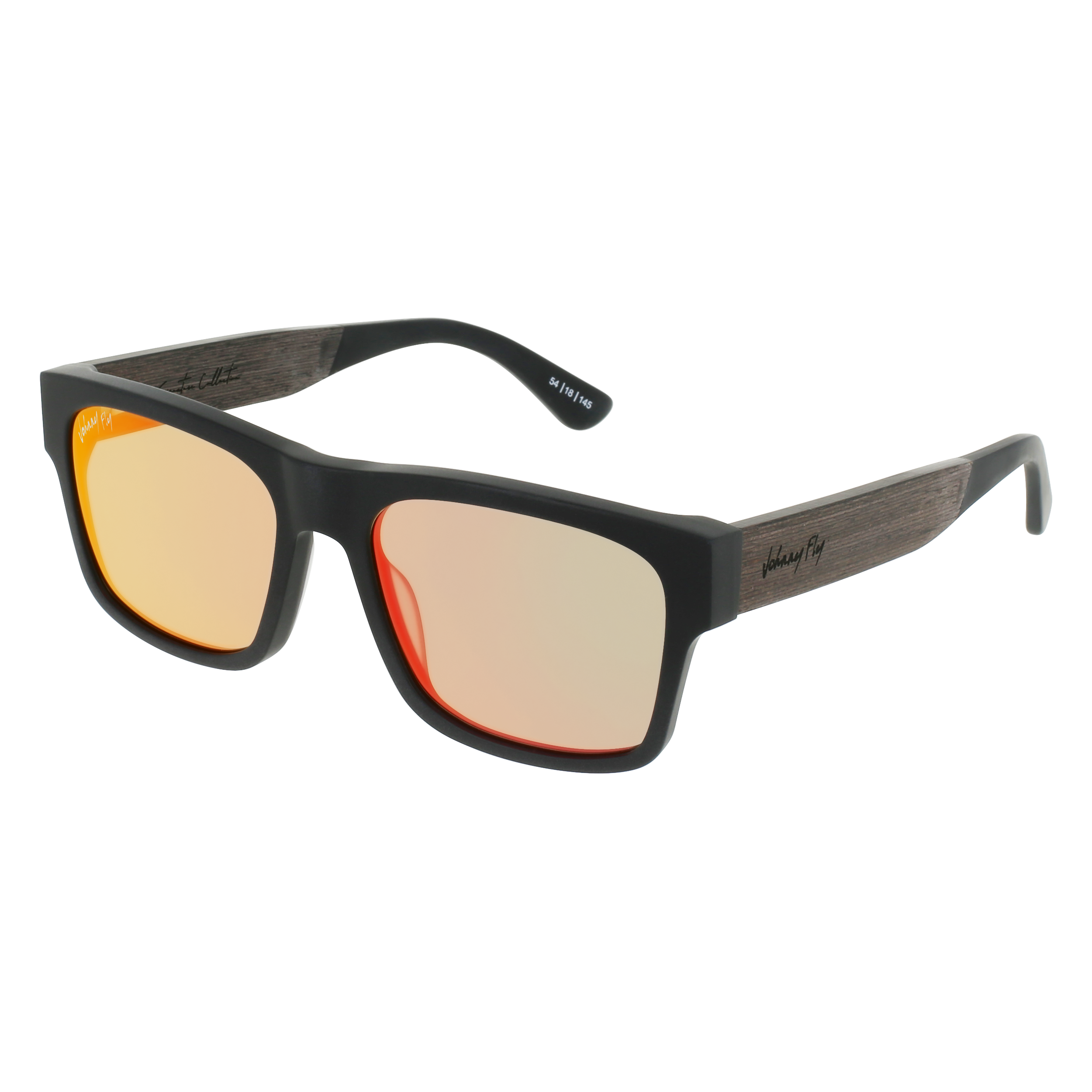 ARROW - Matte Black - Sunglasses - Johnny Fly Eyewear | #color_matte-black