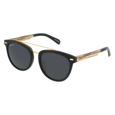 CAPTAIN - Matte Black - Sunglasses - Johnny Fly Eyewear | #color_matte-black