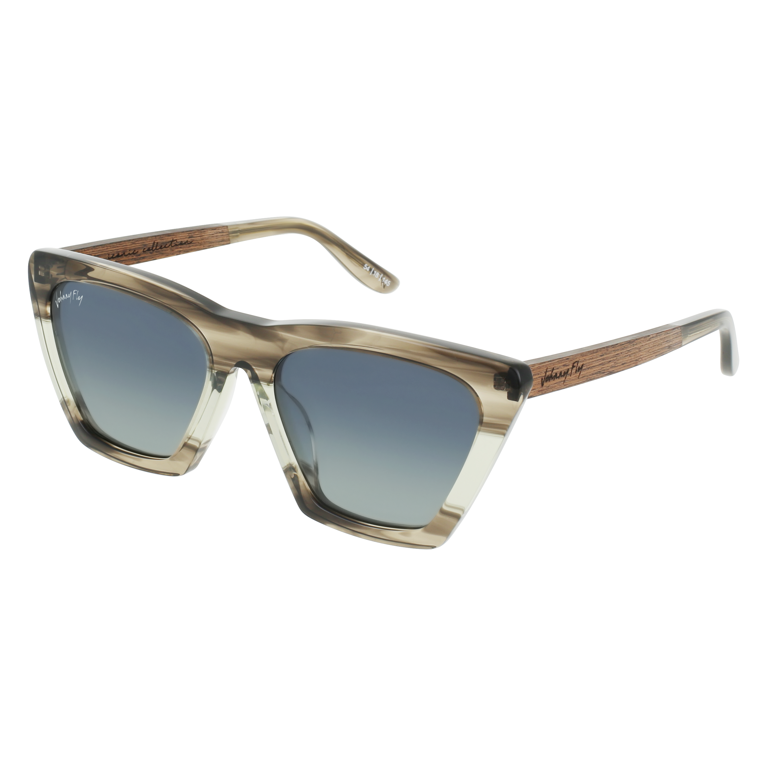 Figure Polarized Sunglasses by Johnny Fly | #color_pistachio