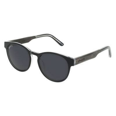 Flight - Johnny Fly - Black Crystal - Smoke Polarized - Sunglasses | #color_black-crystal