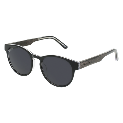 Flight - Johnny Fly - Black Crystal - Smoke Polarized - Sunglasses | #color_black-crystal