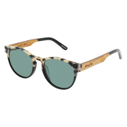 Flight - Johnny Fly - Split White Tortoise - G15 Polarized - Sunglasses | #color_split-white-tortoise