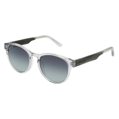 Flight - Johnny Fly - Tinted Crystal - Smoke Gradient Polarized - Sunglasses | #color_tinted-crystal