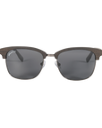 Hughes Polarized Sunglasses - Gunmetal / Wood Club Master Style - Johnny Fly | 