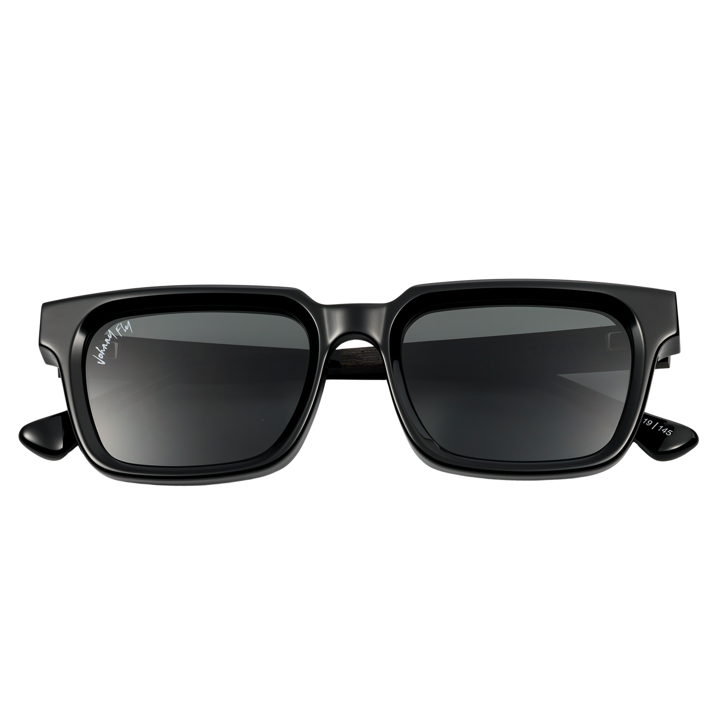 Legacy modern concave rectangle sunglasses #color_gloss-black