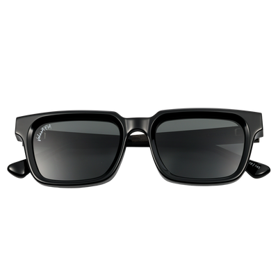 Legacy modern concave rectangle sunglasses #color_gloss-black