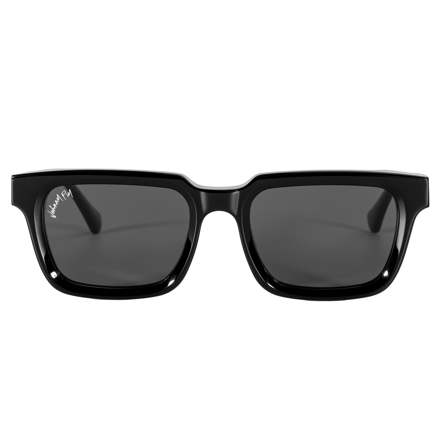 Legacy modern concave rectangle sunglasses #color_gloss-black