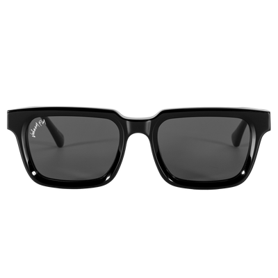 Legacy modern concave rectangle sunglasses #color_gloss-black