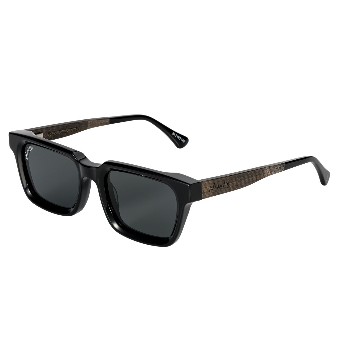 Legacy modern concave rectangle sunglasses #color_gloss-black