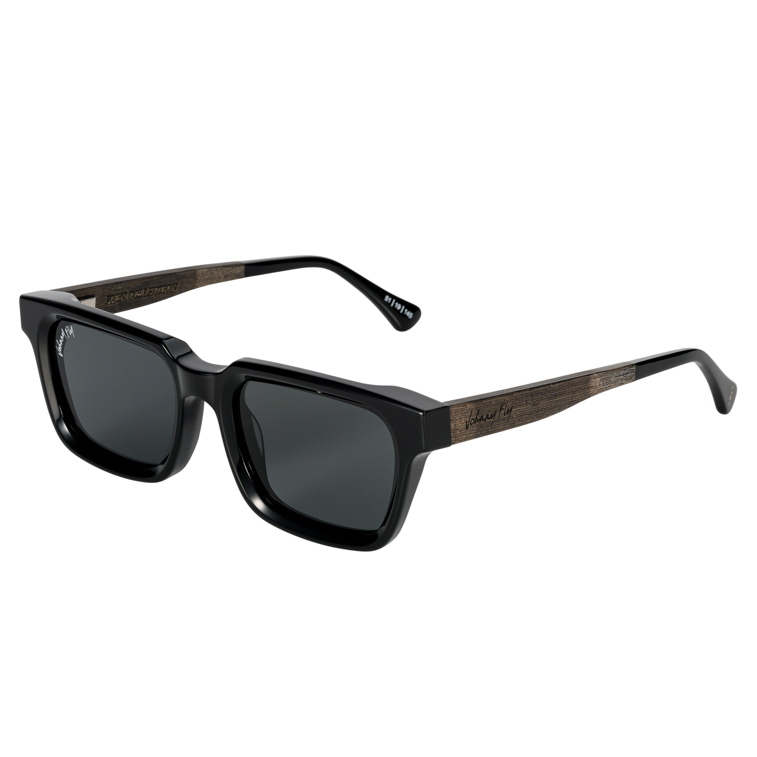 Legacy modern concave rectangle sunglasses #color_gloss-black