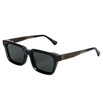 Legacy modern concave rectangle sunglasses #color_gloss-black