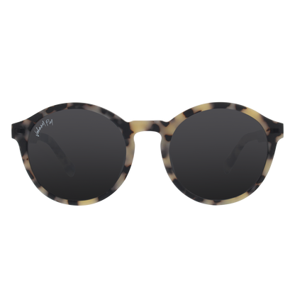 UFO Polarized Sunglasses in Matte White Tortoise by Johnny Fly | #color_matte-white-tortoise