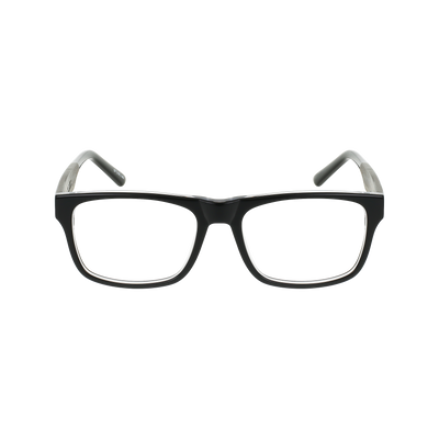 7THIRTY7 Eyeglasses Frame - Black Crystal- Johnny Fly | 737-BLKC-RX-EBN | | #color_black-crystal