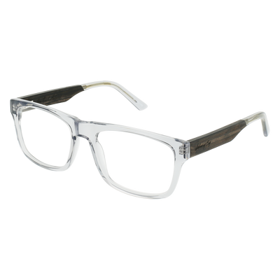 7THIRTY7 Eyeglasses Frame - Tinted Crystal- Johnny Fly | 737-TCR-FRA | | #color_tinted-crystal
