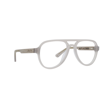 Apache Bluelight Eyeglasses by Johnny Fly #color_cloud