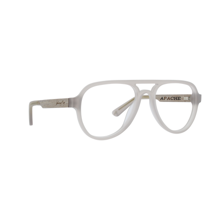 Apache Bluelight Eyeglasses by Johnny Fly #color_cloud