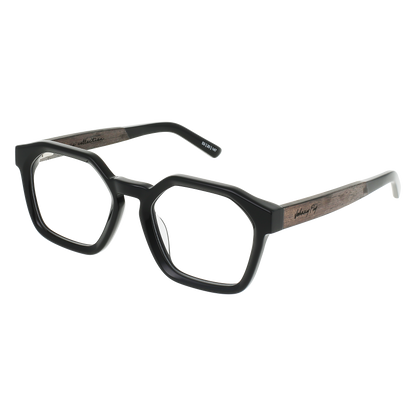 FORTUNE Eyeglasses Frame - Gloss Black- Johnny Fly | FOR-GBL-FRAME | | #color_gloss-black