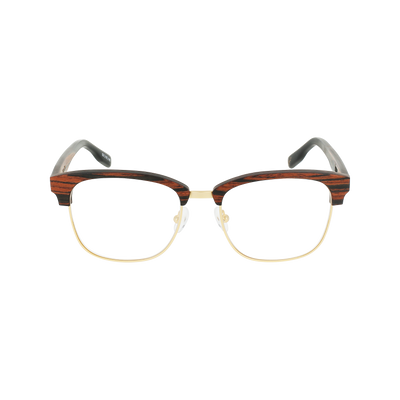 HUGHES Eyeglasses Frame - Gold - Johnny Fly | HUG-GLD-RX-EBN | | #color_gold