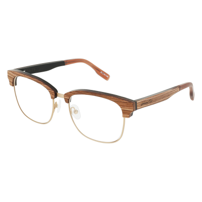 HUGHES Eyeglasses Frame - Pewter- Johnny Fly | HUG-PEW-FRA-APR | | #color_pewter