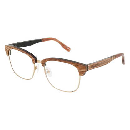 HUGHES Eyeglasses Frame - Pewter- Johnny Fly | HUG-PEW-FRA-APR | | #color_pewter
