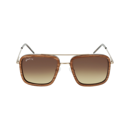 LAFORGE Sunglasses Frame - Brushed Gold- Johnny Fly | LAF-BGLD-POL-BGR | | #color_brushed-gold