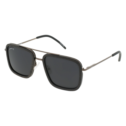 LAFORGE Sunglasses Frame - Gunmetal- Johnny Fly | LAF-GUNM-POL-SMK | | #color_gunmetal